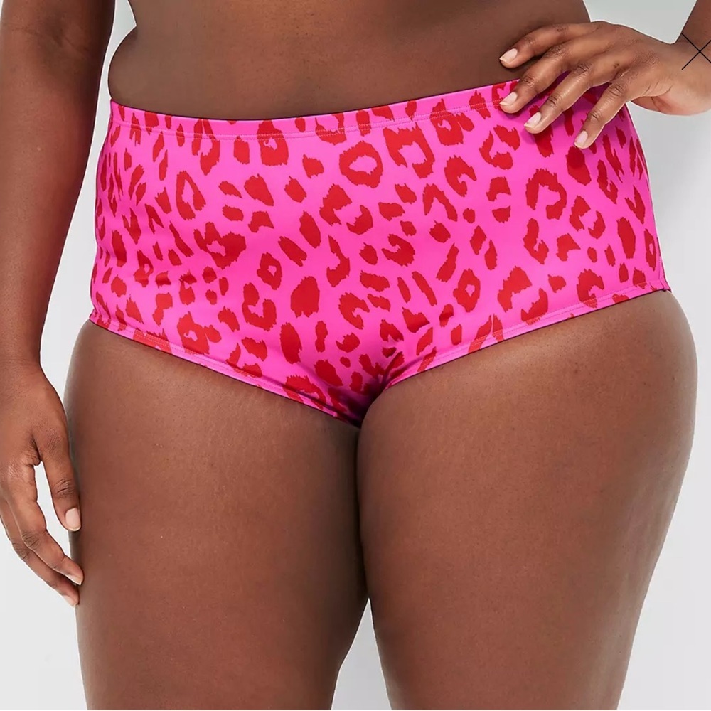 Lane Bryant Mid Rise Swim Brief Size 18 NWT